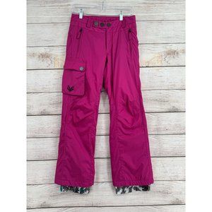Five Fifty Five Cargo Snowboard Pants Youth Girl's Size‎ 12 Magenta/Pink